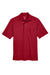 Core 365 88181P Mens Origin Performance Moisture Wicking Short Sleeve Polo Shirt w/ Pocket Classic Red Flat Front