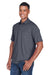 Core 365 88181P Mens Origin Performance Moisture Wicking Short Sleeve Polo Shirt w/ Pocket Carbon Grey Model 3q