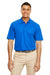 Core 365 88181R Mens Radiant Performance Moisture Wicking Short Sleeve Polo Shirt True Royal Blue Model Front