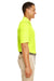 Core 365 88181R Mens Radiant Performance Moisture Wicking Short Sleeve Polo Shirt Safety Yellow Model Side