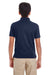 Core 365 88181Y Youth Origin Performance Moisture Wicking Short Sleeve Polo Shirt Classic Navy Blue Model Back