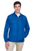 Core 365 88183/88183T Mens Motivate Water Resistant Full Zip Jacket True Royal Blue Model Front