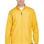 Core 365 Mens Motivate Water Resistant Full Zip Jacket - Campus Gold