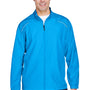 Core 365 Mens Motivate Water Resistant Full Zip Jacket - Electric Blue