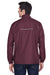 Core 365 88183/88183T Mens Motivate Water Resistant Full Zip Jacket Burgundy Model Back