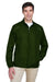 Core 365 88183/88183T Mens Motivate Water Resistant Full Zip Jacket Forest Green Model Front