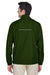 Core 365 88183/88183T Mens Motivate Water Resistant Full Zip Jacket Forest Green Model Back