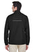 Core 365 88183/88183T Mens Motivate Water Resistant Full Zip Jacket Black Model Back