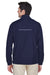 Core 365 88183/88183T Mens Motivate Water Resistant Full Zip Jacket Classic Navy Blue Model Back