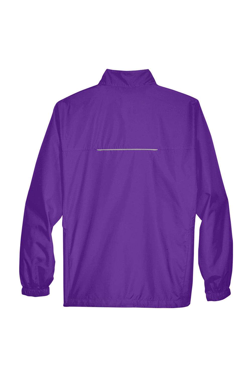 Core 365 88183/88183T Mens Motivate Water Resistant Full Zip Jacket Campus Purple Flat Back