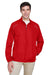 Core 365 88183/88183T Mens Motivate Water Resistant Full Zip Jacket Classic Red Model Front