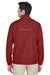 Core 365 88183/88183T Mens Motivate Water Resistant Full Zip Jacket Classic Red Model Back