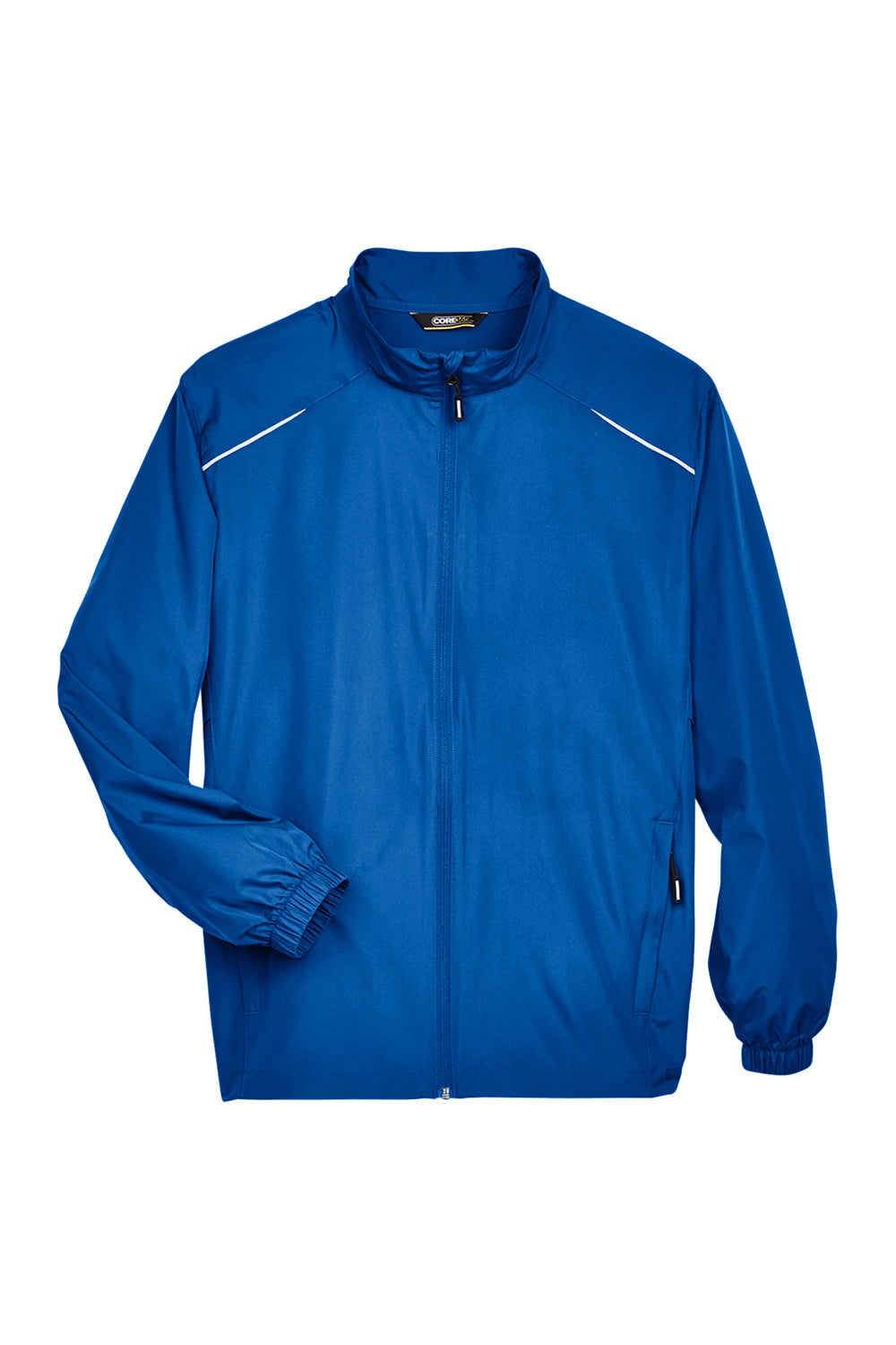 Core 365 88183/88183T Mens Motivate Water Resistant Full Zip Jacket True Royal Blue Flat Front