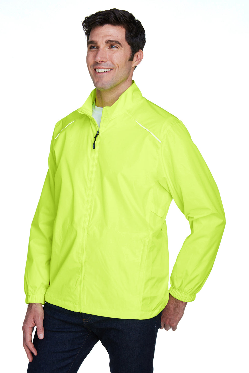 Core 365 88183/88183T Mens Motivate Water Resistant Full Zip Jacket Safety Yellow Model 3q