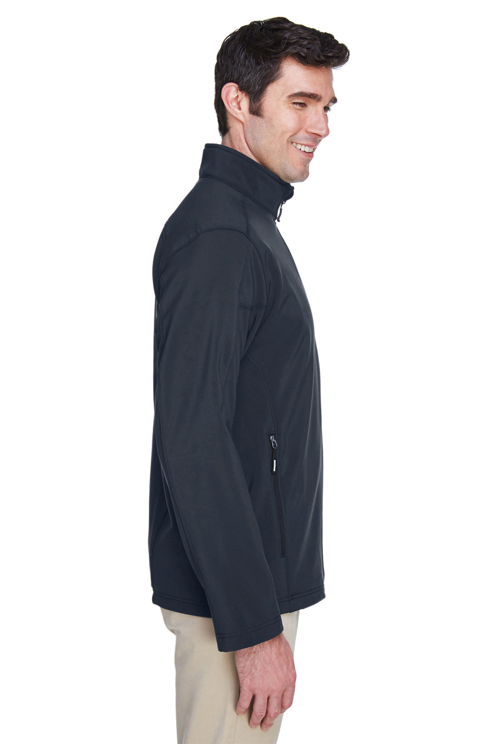 Core 365 88184/88184T Mens Cruise Water Resistant Full Zip Jacket Carbon Grey Model Side