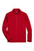 Core 365 88184/88184T Mens Cruise Water Resistant Full Zip Jacket Classic Red Flat Front