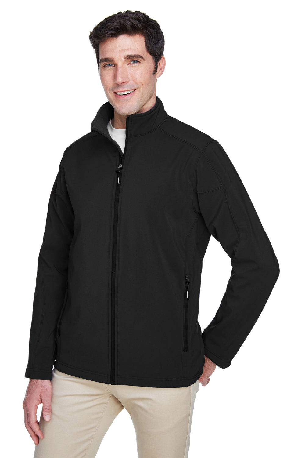 Core 365 88184/88184T Mens Cruise Water Resistant Full Zip Jacket Black Model 3q