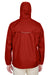 Core 365 88185 Mens Climate Waterproof Full Zip Hooded Jacket Classic Red Model Back