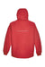 Core 365 88189/88189T Mens Brisk Full Zip Hooded Jacket Classic Red Flat Back