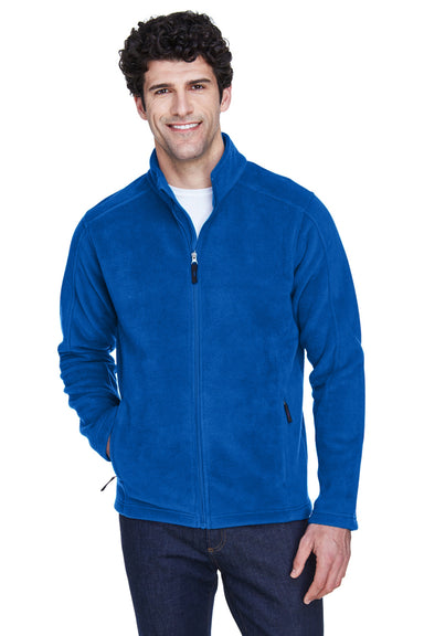 Core 365 88190/88190T Mens Journey Pill Resistant Fleece Full Zip Jacket True Royal Blue Model Front