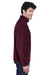 Core 365 88190/88190T Mens Journey Pill Resistant Fleece Full Zip Jacket Burgundy Model Side