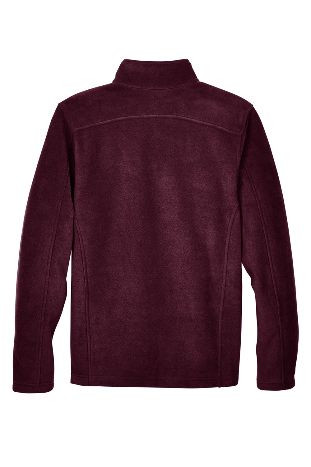 Core 365 88190/88190T Mens Journey Pill Resistant Fleece Full Zip Jacket Burgundy Flat Back