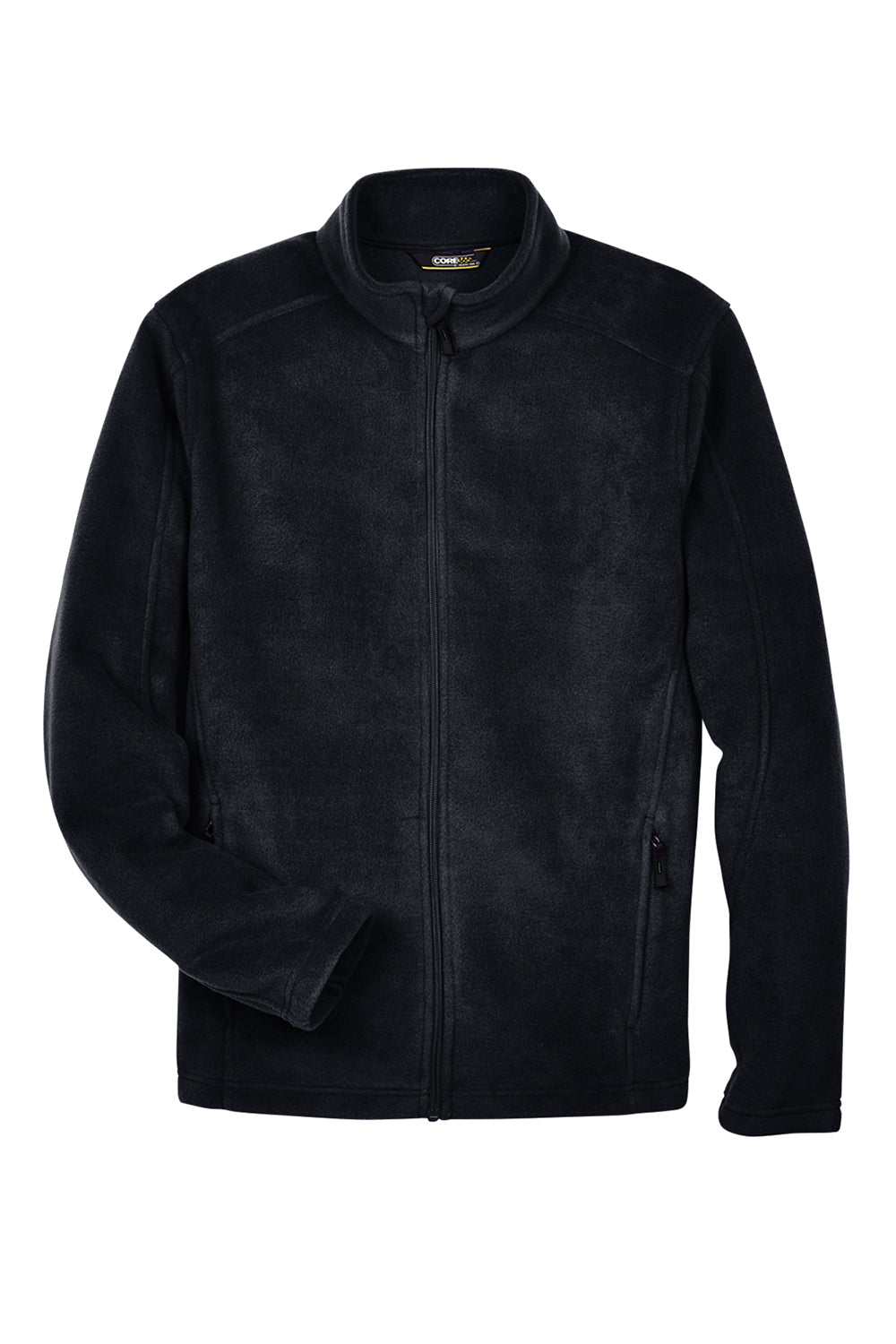 Core 365 88190/88190T Mens Journey Pill Resistant Fleece Full Zip Jacket Black Flat Front