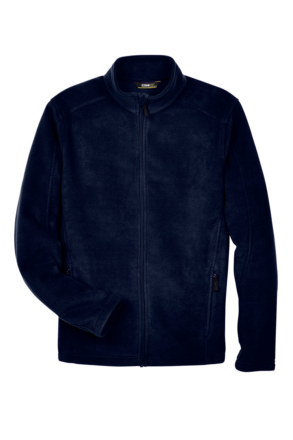 Core 365 88190/88190T Mens Journey Pill Resistant Fleece Full Zip Jacket Classic Navy Blue Flat Front