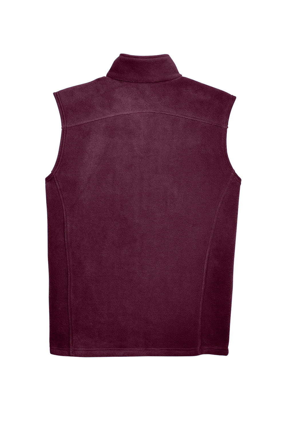 Core 365 88191/88191T Mens Journey Pill Resistant Fleece Full Zip Vest Burgundy Flat Back