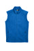 Core 365 88191/88191T Mens Journey Pill Resistant Fleece Full Zip Vest True Royal Blue Flat Front