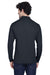 Core 365 88192/88192T Mens Pinnacle Performance Moisture Wicking Long Sleeve Polo Shirt Carbon Grey Model Back