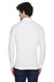 Core 365 88192/88192T Mens Pinnacle Performance Moisture Wicking Long Sleeve Polo Shirt White Model Back