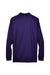 Core 365 88192/88192T Mens Pinnacle Performance Moisture Wicking Long Sleeve Polo Shirt Campus Purple Flat Back