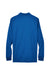 Core 365 88192/88192T Mens Pinnacle Performance Moisture Wicking Long Sleeve Polo Shirt True Royal Blue Flat Back