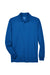 Core 365 88192/88192T Mens Pinnacle Performance Moisture Wicking Long Sleeve Polo Shirt True Royal Blue Flat Front