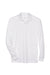 Core 365 88192/88192T Mens Pinnacle Performance Moisture Wicking Long Sleeve Polo Shirt White Flat Front