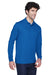 Core 365 88192/88192T Mens Pinnacle Performance Moisture Wicking Long Sleeve Polo Shirt True Royal Blue Model 3q