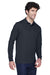 Core 365 88192/88192T Mens Pinnacle Performance Moisture Wicking Long Sleeve Polo Shirt Carbon Grey Model 3q