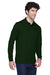 Core 365 88192/88192T Mens Pinnacle Performance Moisture Wicking Long Sleeve Polo Shirt Forest Green Model 3q