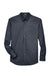 Core 365 88193/88193T Mens Operate UV Protection Long Sleeve Button Down Shirt w/ Pocket Carbon Grey Flat Front