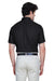 Core 365 88194/88194T Mens Optimum UV Protection Short Sleeve Button Down Shirt w/ Pocket Black Model Back