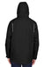 Core 365 88205/88205T Mens Region 3-in-1 Water Resistant Full Zip Hooded Jacket Black Model Back