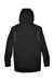 Core 365 88205/88205T Mens Region 3-in-1 Water Resistant Full Zip Hooded Jacket Black Flat Back