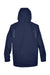 Core 365 88205/88205T Mens Region 3-in-1 Water Resistant Full Zip Hooded Jacket Classic Navy Blue Flat Back