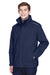 Core 365 88205/88205T Mens Region 3-in-1 Water Resistant Full Zip Hooded Jacket Classic Navy Blue Model 3q