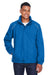 Core 365 88224/88224T Mens Profile Water Resistant Full Zip Hooded Jacket True Royal Blue Model Front