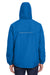 Core 365 88224/88224T Mens Profile Water Resistant Full Zip Hooded Jacket True Royal Blue Model Back