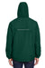 Core 365 88224/88224T Mens Profile Water Resistant Full Zip Hooded Jacket Forest Green Model Back