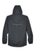 Core 365 88224/88224T Mens Profile Water Resistant Full Zip Hooded Jacket Carbon Grey Flat Back