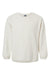 MV Sport 19179 Mens Corded Crewneck Sweatshirt Ivory Flat Front